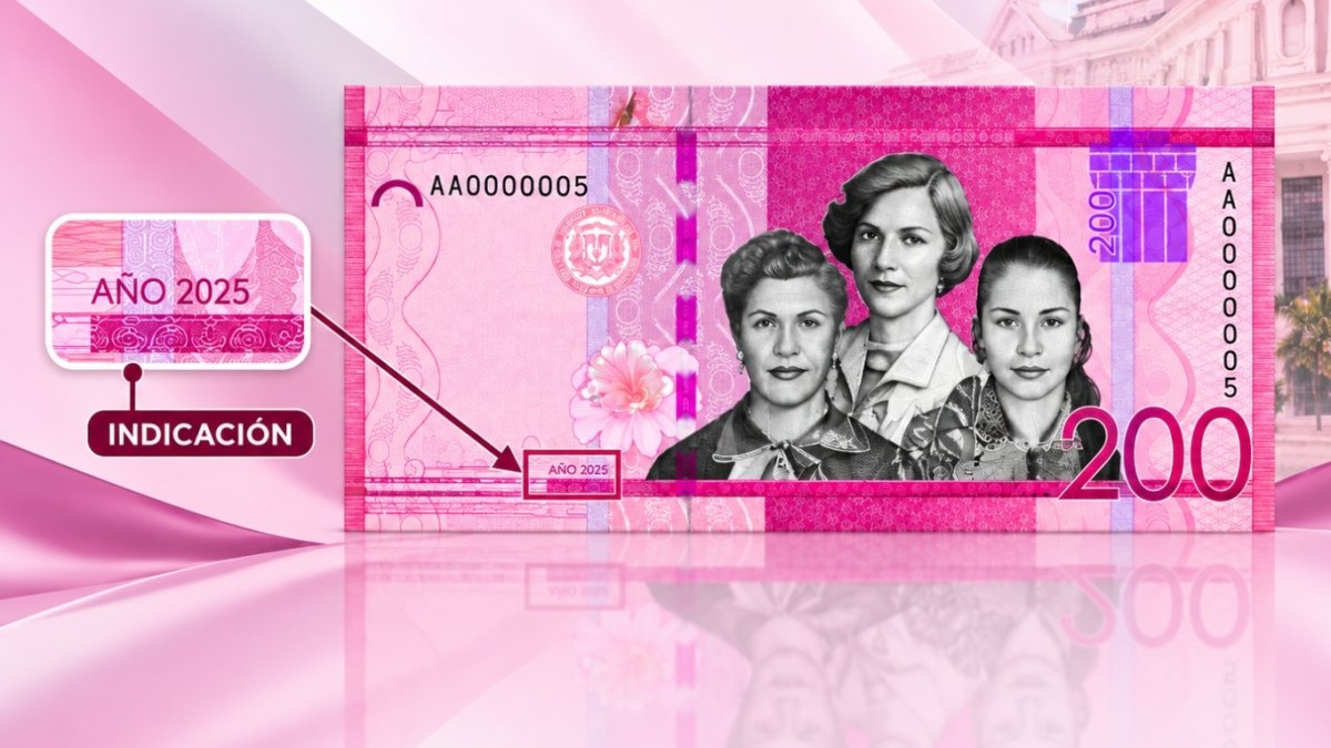 Banco Central pondrá en circulación billetes de RD$200 correspondientes al año 2025