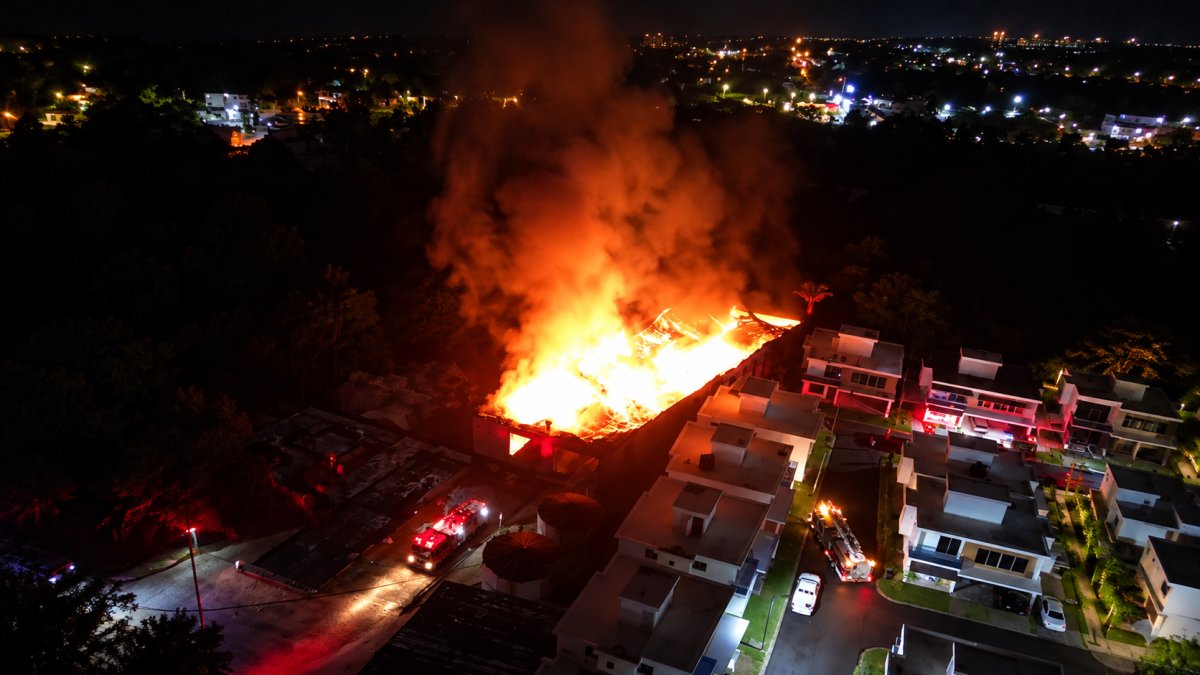Incendio afecta fábrica de aceite de coco en San Cristóbal