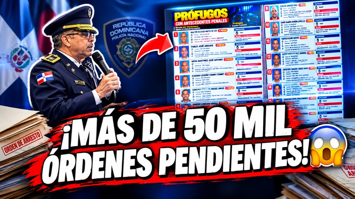 Policía identifica a 72 buscados con múltiples registros entre más de 50 mil órdenes pendientes