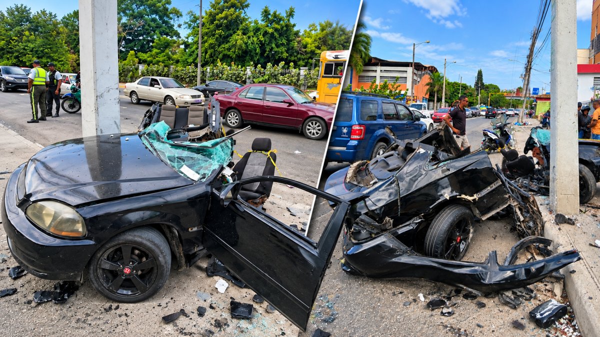 Mujer muere y conductor queda gravemente herido tras accidente en Santiago