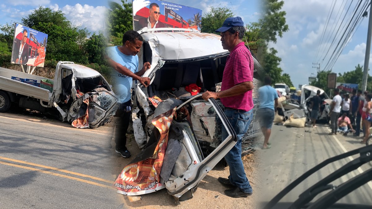 Accidente en Villa Vásquez: comerciantes resultan heridos y parte de RD$191 mil desaparece