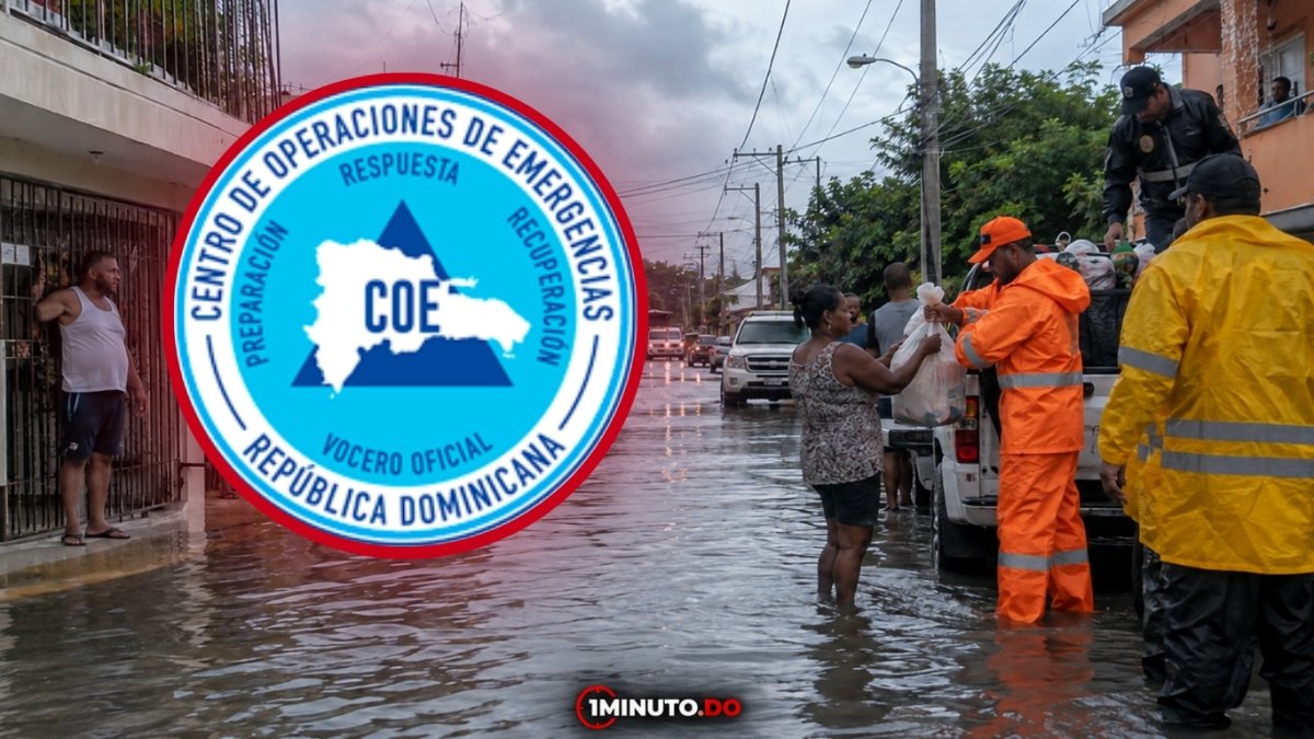 COE reduce alertas y deja tres provincias en verde tras efectos de vaguada