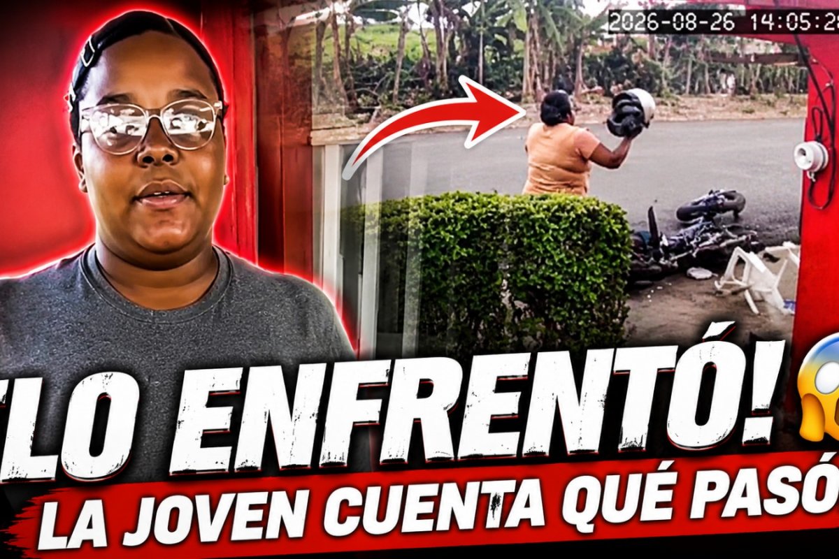  “Yo no me iba a dejar”: habla la joven que enfrentó atracador en Salcedo