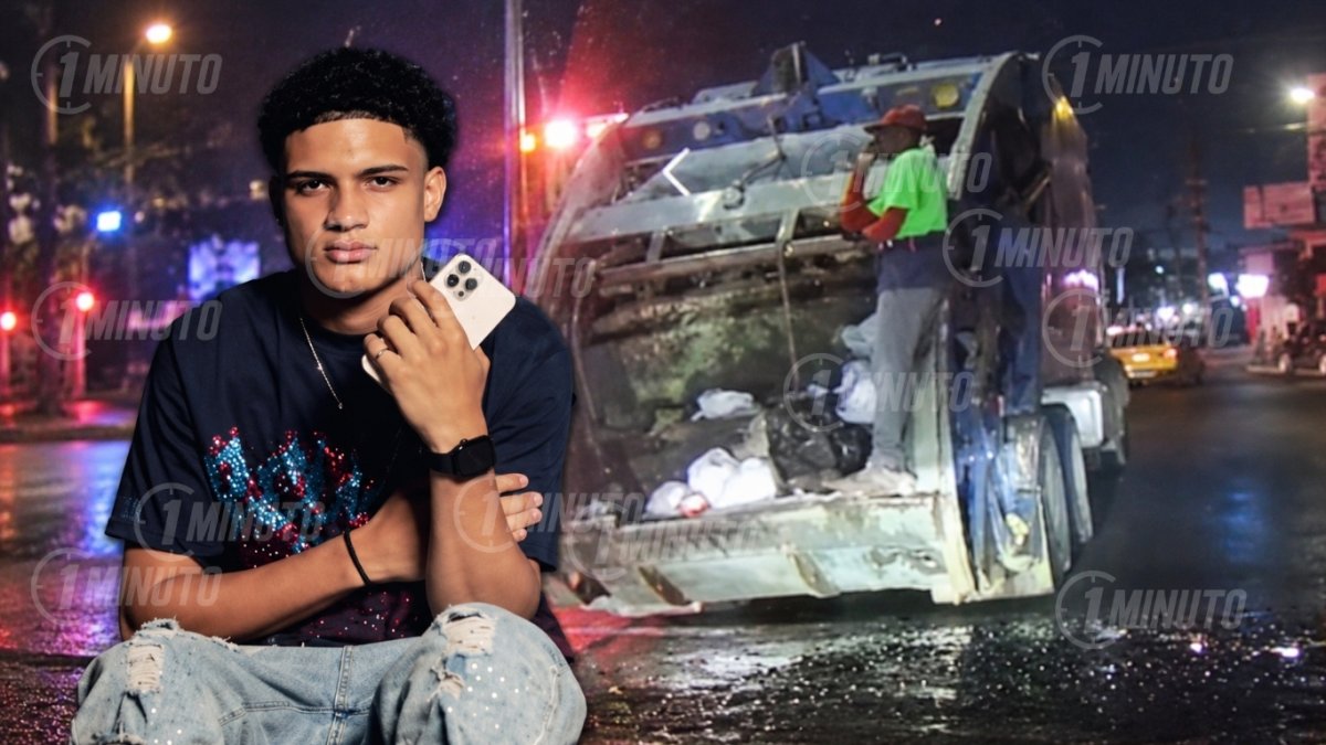 Camión recolector de basura arrolla a dos jovenes en Santiago