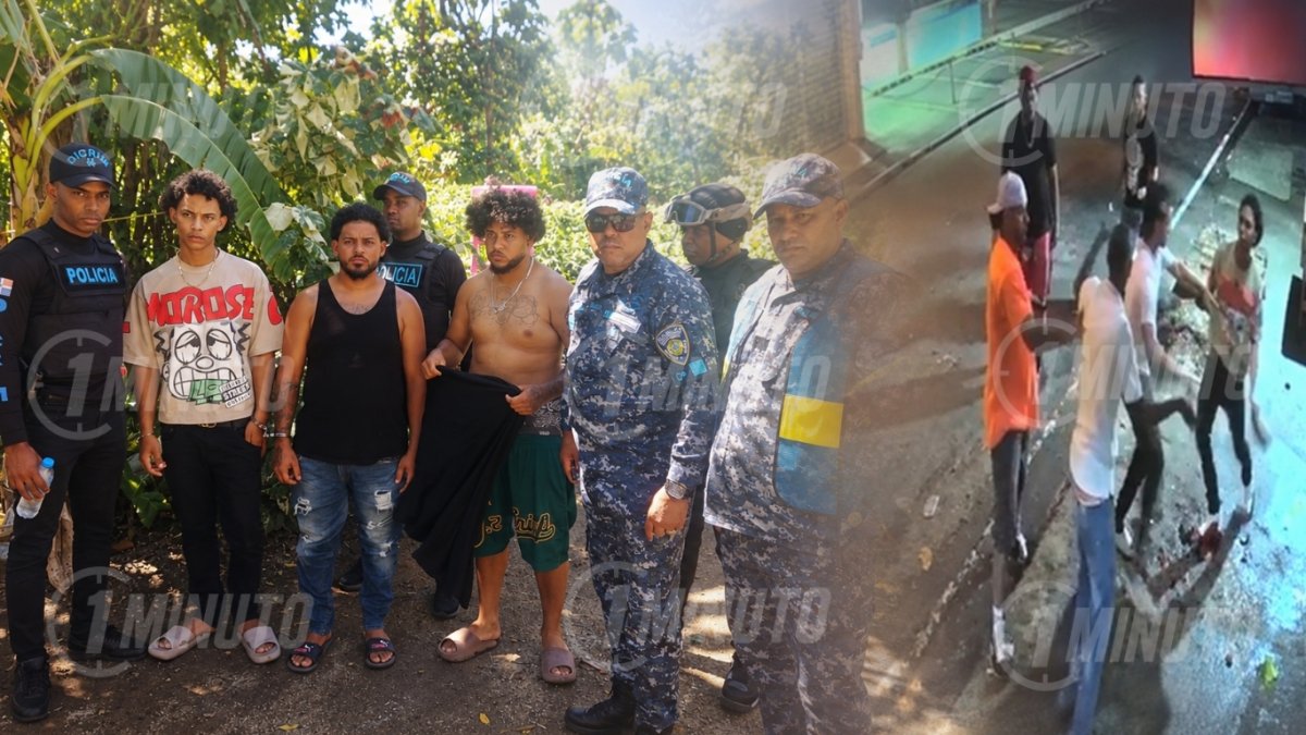 DICRIM apresa a jóvenes señalados agredir a un hombre en Moca 